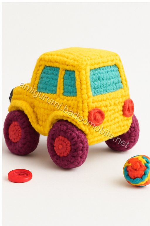 Amigurumi Jeep Wrangler Free Pattern