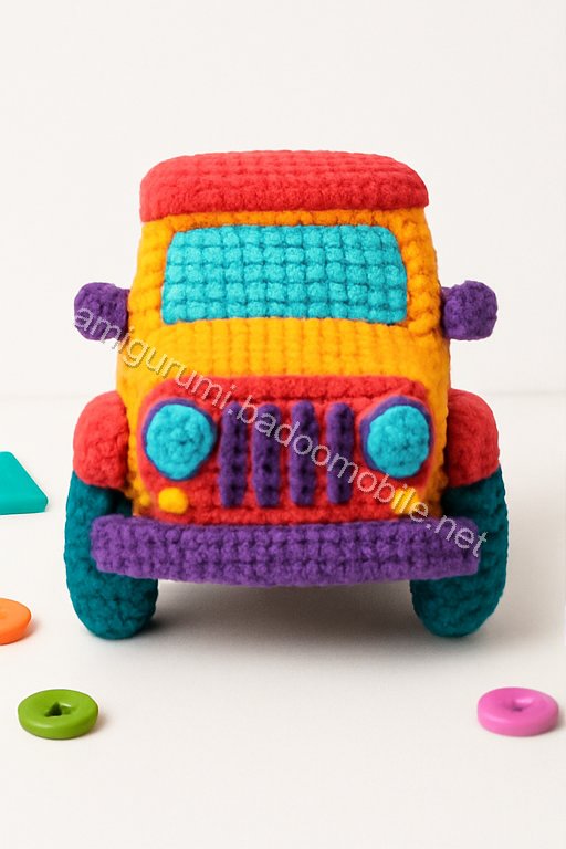 Amigurumi Jeep Wrangler Free Pattern