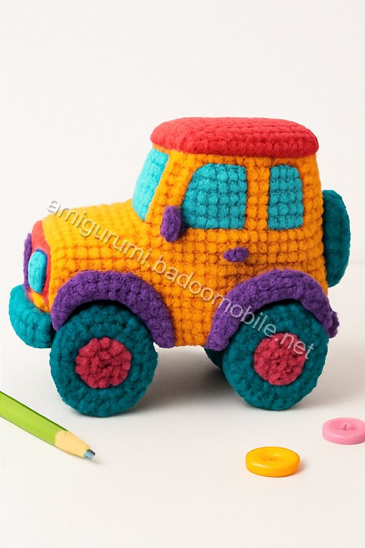 Amigurumi Jeep Wrangler Free Pattern