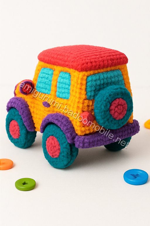 Amigurumi Jeep Wrangler Free Pattern