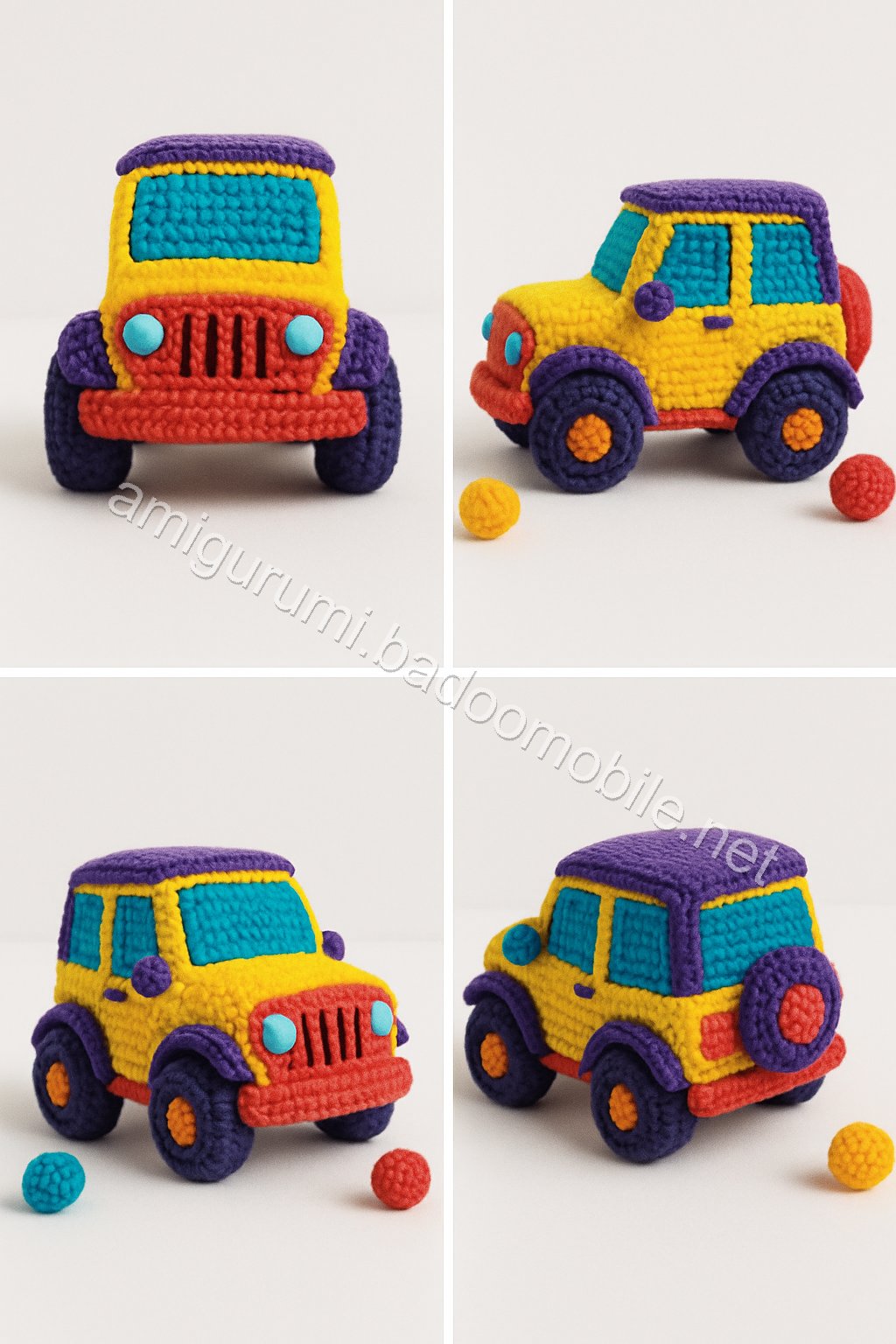 Amigurumi Jeep Wrangler Free Pattern