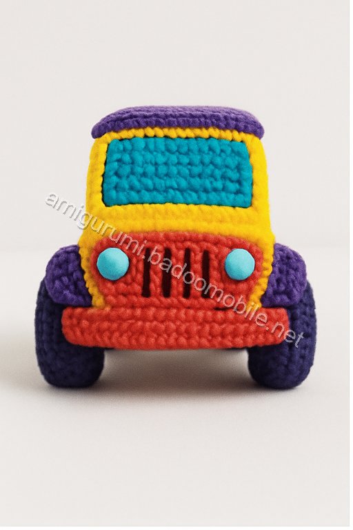Amigurumi Jeep Wrangler Free Pattern