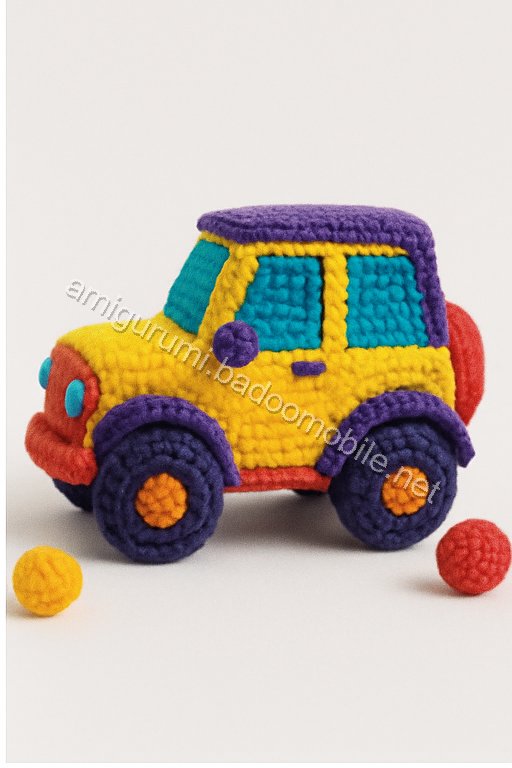 Amigurumi Jeep Wrangler Free Pattern
