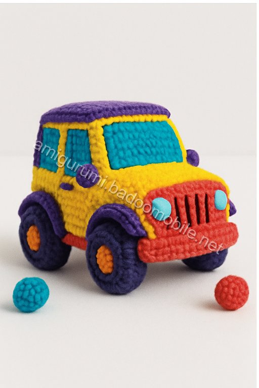 Amigurumi Jeep Wrangler Free Pattern