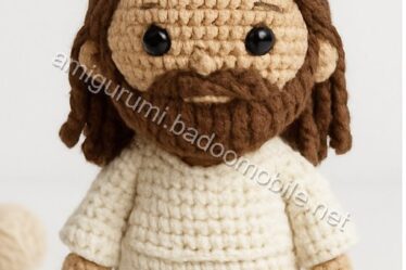 Free Crochet Pattern for Amigurumi Jesus Doll - jesus-q1p1.jpg