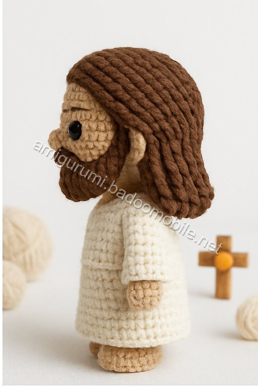 Free Crochet Pattern for Amigurumi Jesus Doll