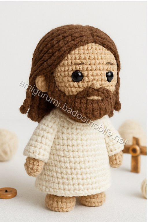 Free Crochet Pattern for Amigurumi Jesus Doll