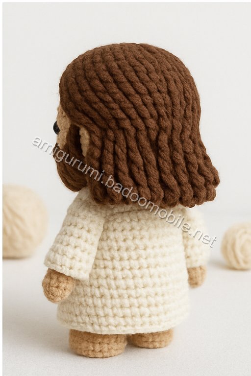 Free Crochet Pattern for Amigurumi Jesus Doll
