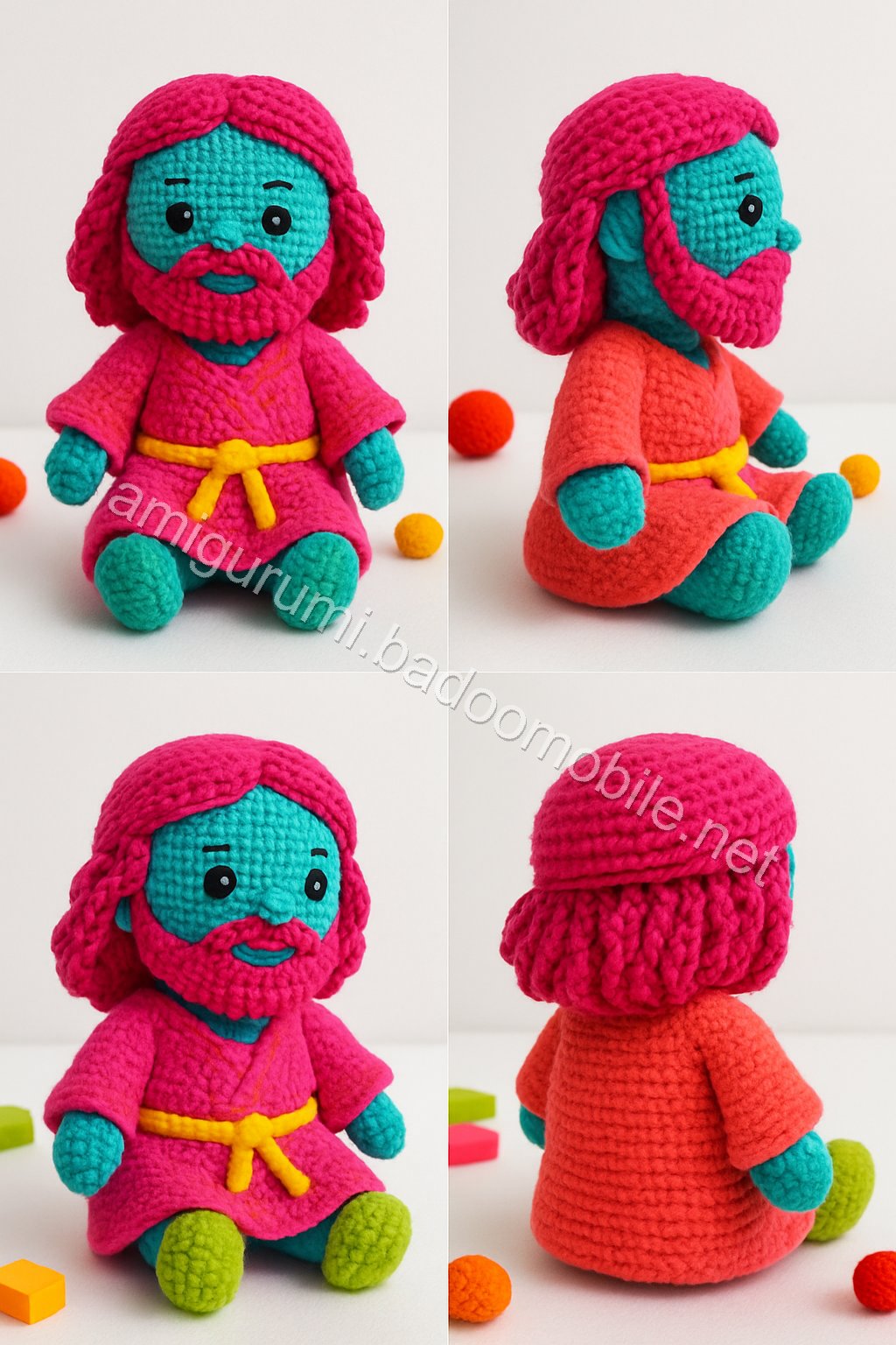 Free Crochet Pattern for Amigurumi Jesus Doll