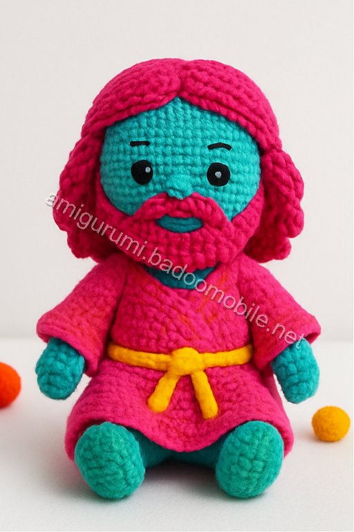 Free Crochet Pattern for Amigurumi Jesus Doll