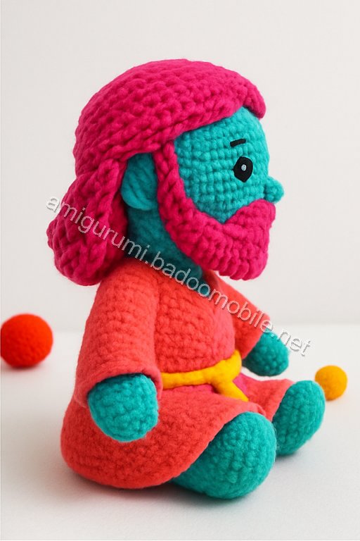 Free Crochet Pattern for Amigurumi Jesus Doll