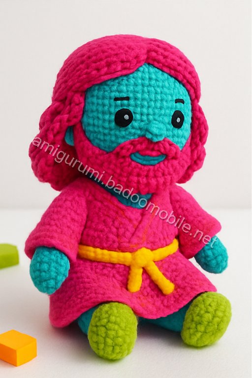 Free Crochet Pattern for Amigurumi Jesus Doll