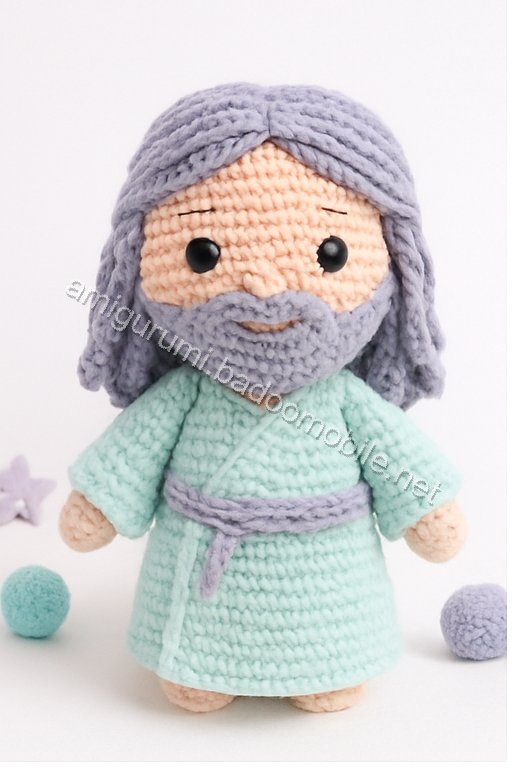 Free Crochet Pattern for Amigurumi Jesus Doll