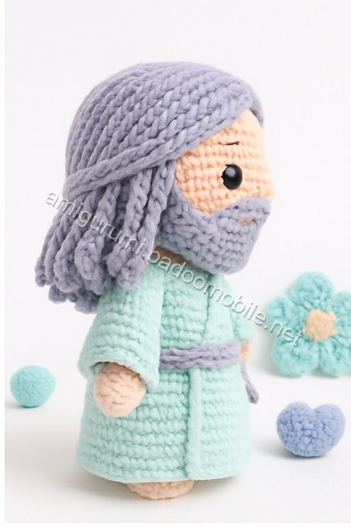 Free Crochet Pattern for Amigurumi Jesus Doll