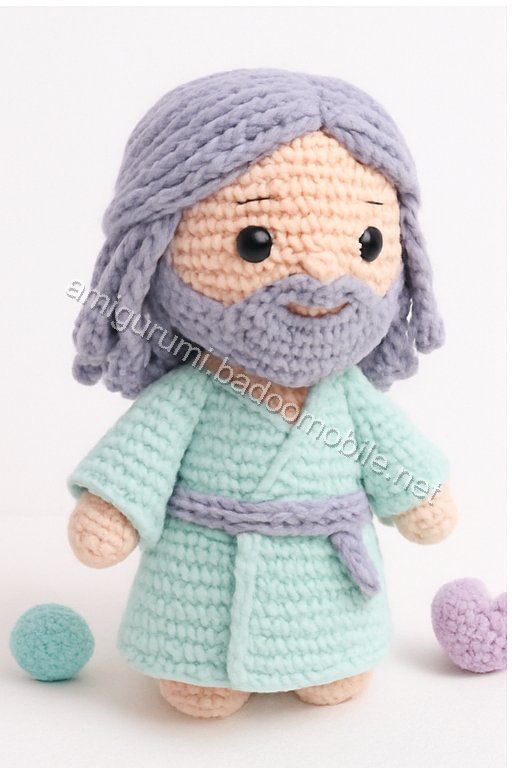 Free Crochet Pattern for Amigurumi Jesus Doll
