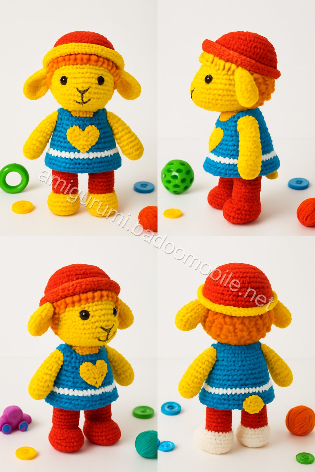 Amigurumi Sweet Lamb Free Pattern