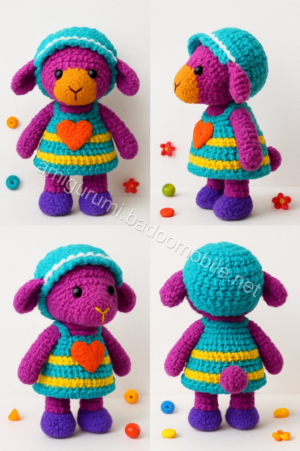 Amigurumi Sweet Lamb Free Pattern