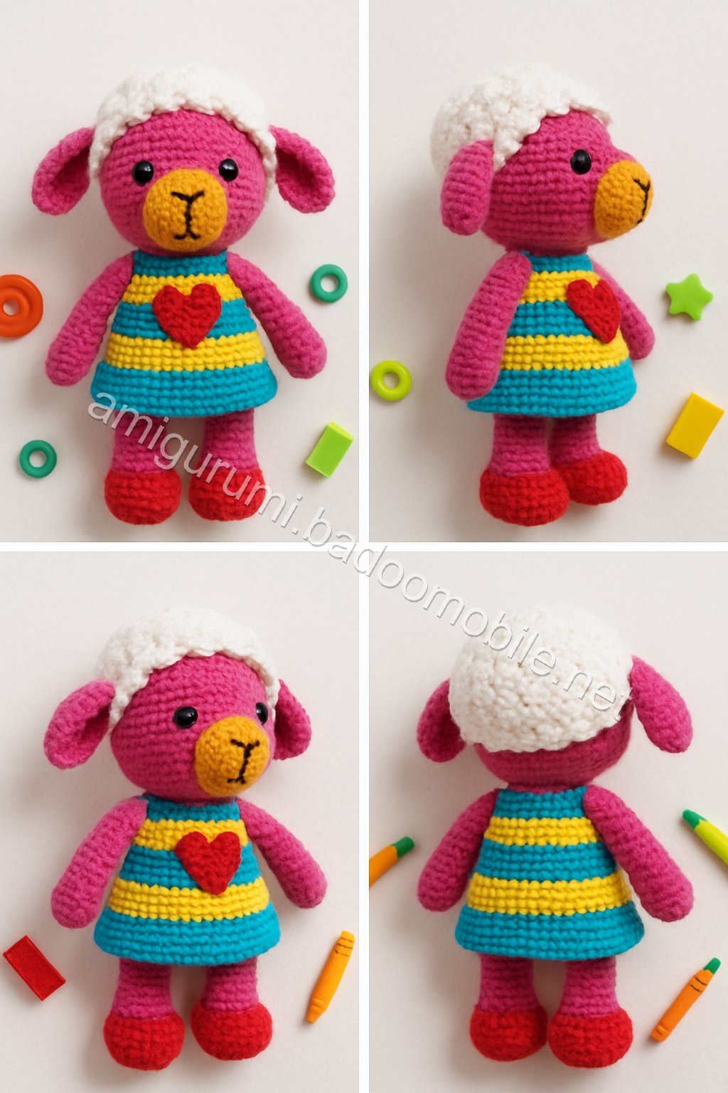 Amigurumi Sweet Lamb Free Pattern