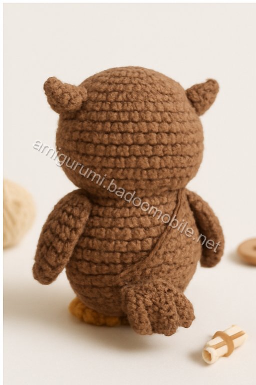 Free Crochet Pattern: Amigurumi Wise Owl Postmaster
