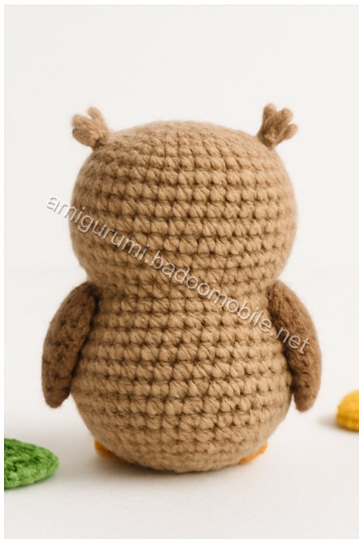 Free Crochet Pattern for Adorable Amigurumi Owl with Open Wings