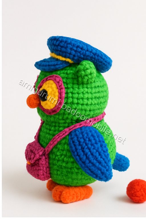 Free Crochet Pattern: Amigurumi Wise Owl Postmaster