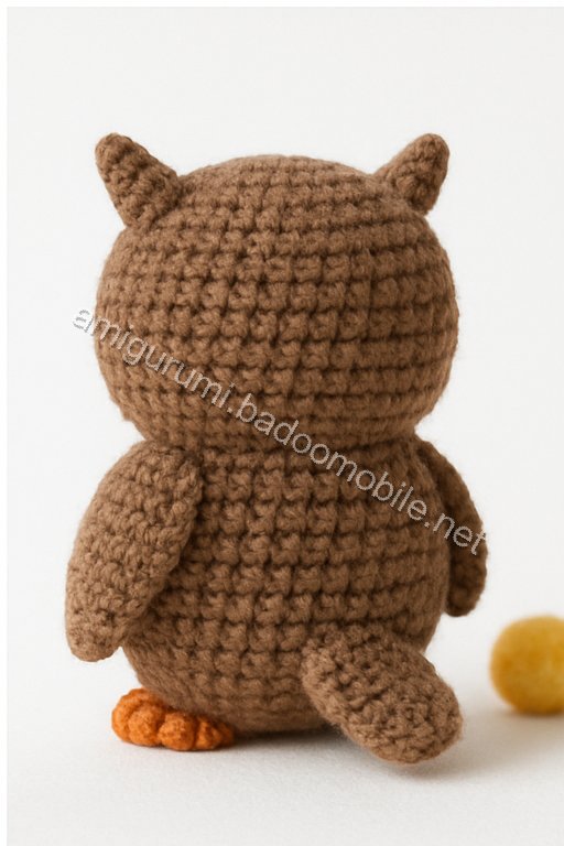 Free Crochet Pattern for Adorable Amigurumi Owl with Open Wings