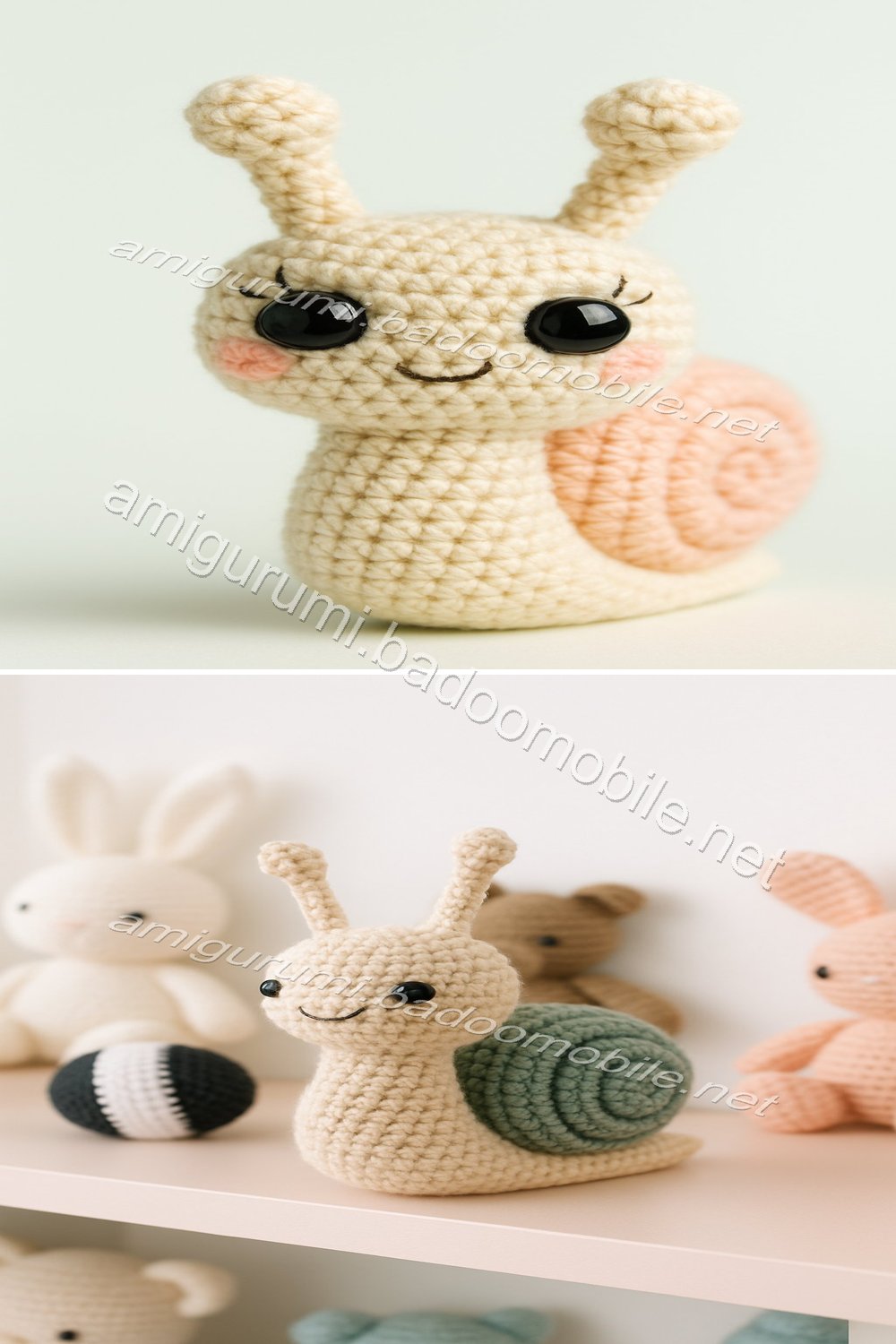 Free Crochet Pattern: Adorable Amigurumi Snail with Flowers