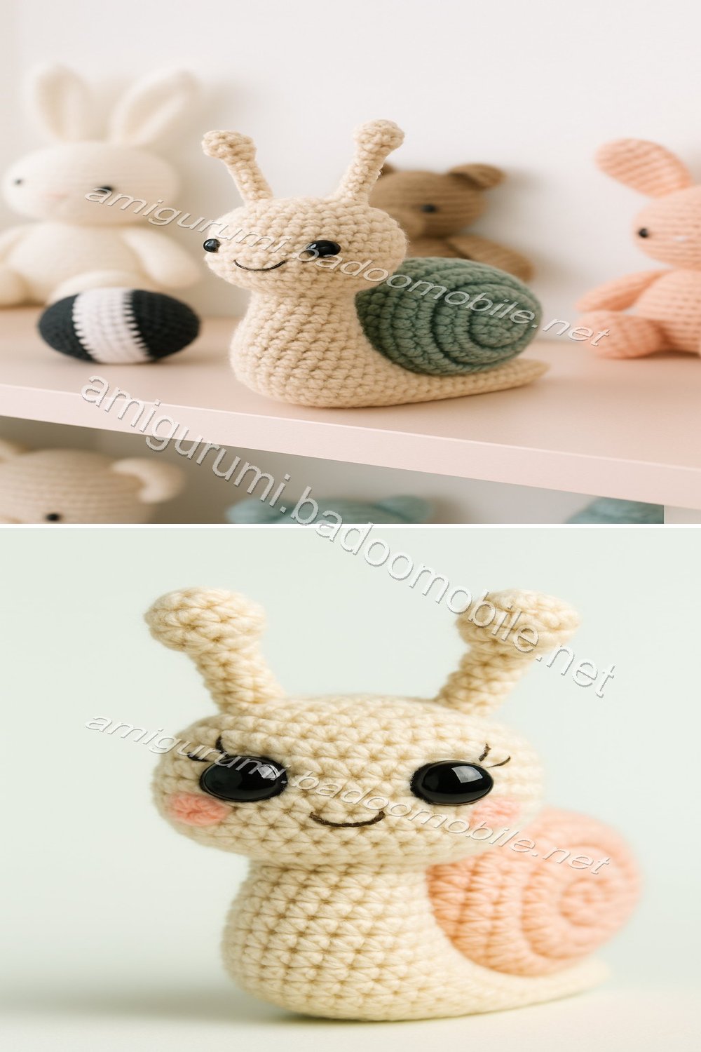 Free Crochet Pattern: Adorable Amigurumi Snail with Flowers