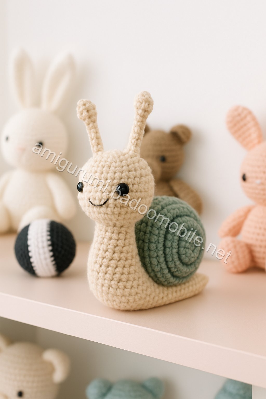 Free Crochet Pattern: Adorable Amigurumi Snail with Flowers