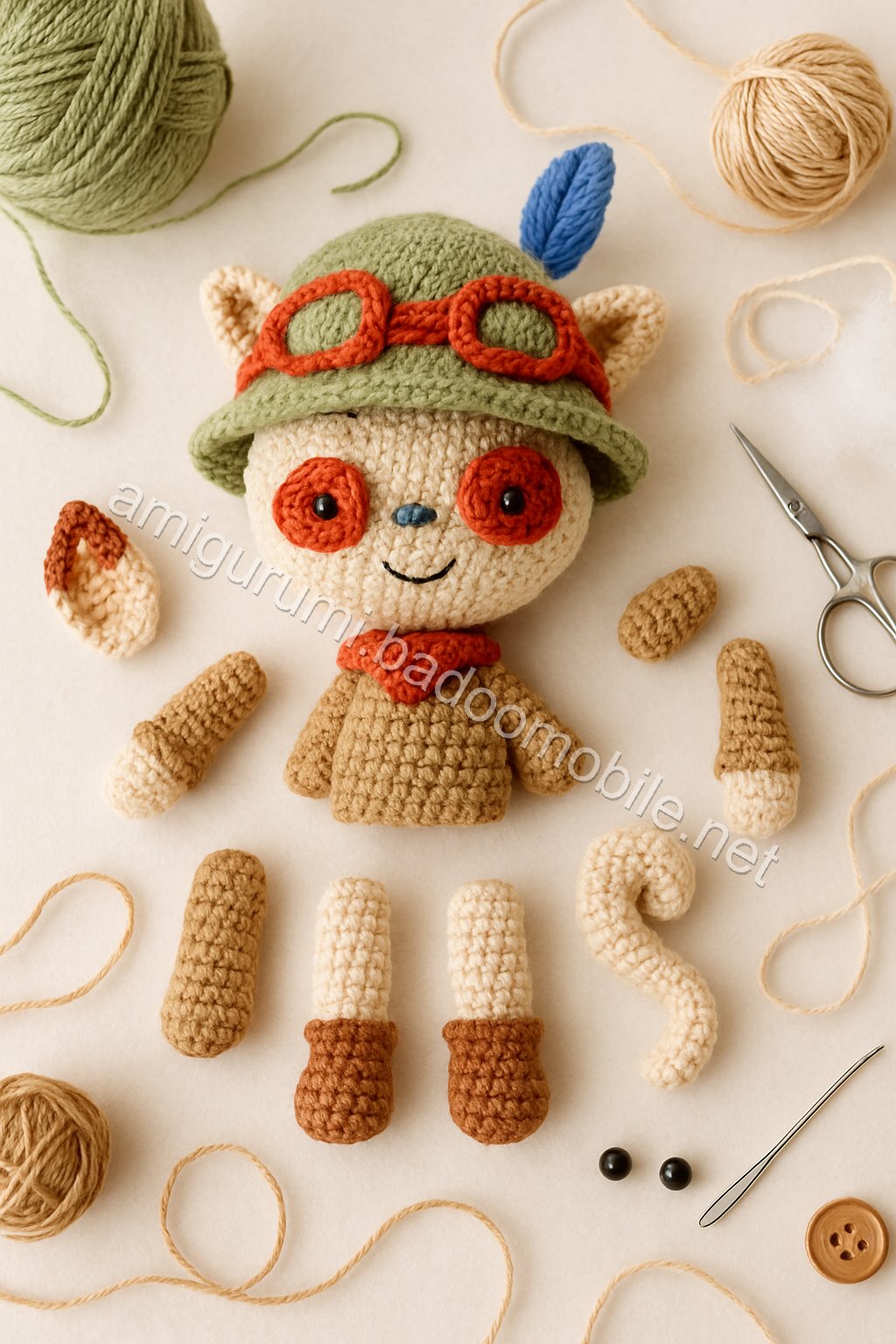 Amigurumi Teemo Free Pattern