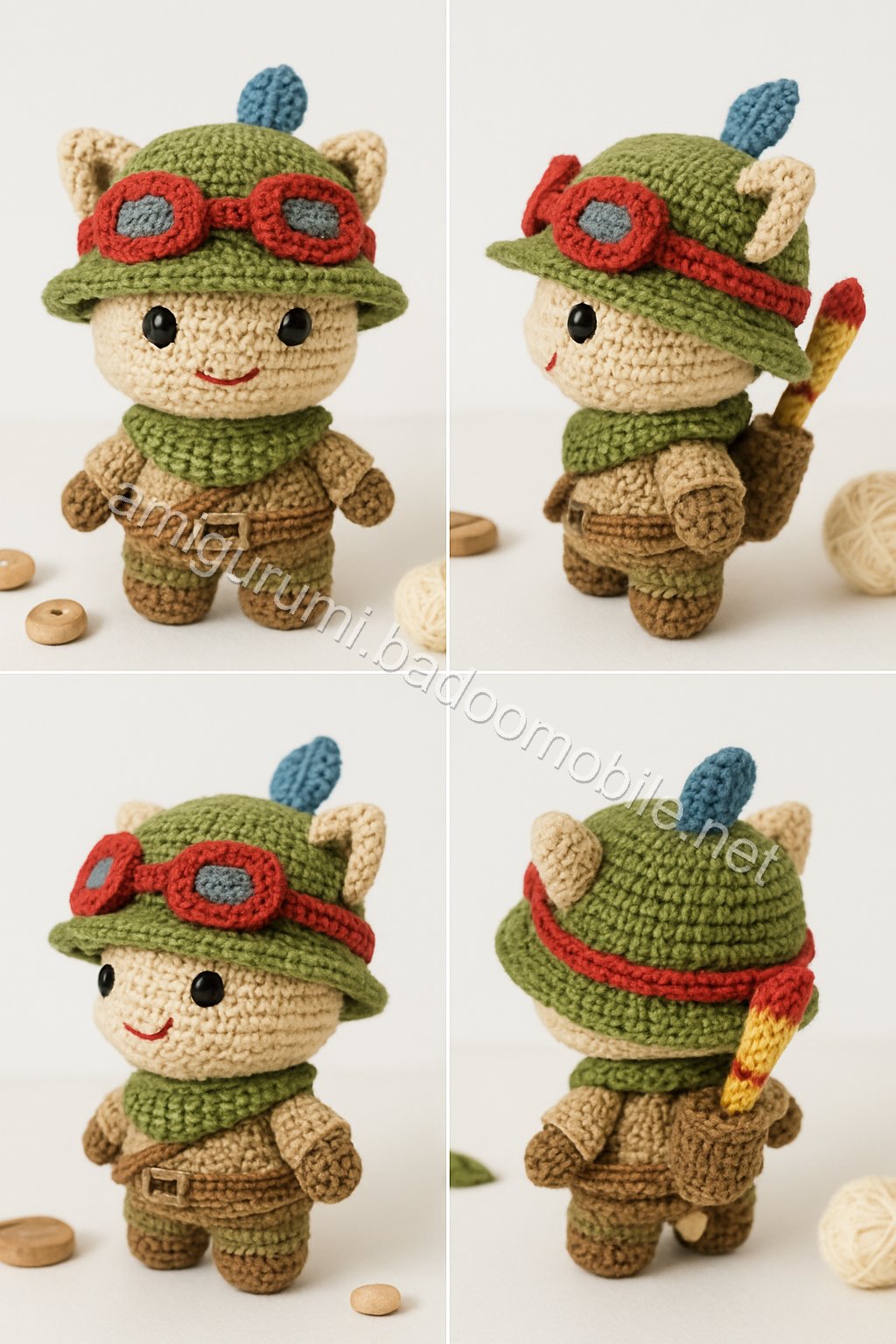 Amigurumi Teemo Free Pattern