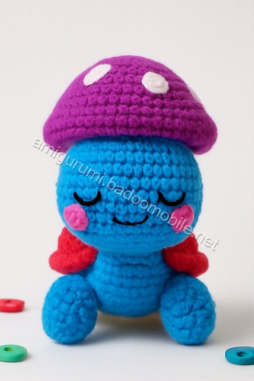 Charming Mushroom Cottage Turtle - Free Crochet Pattern
