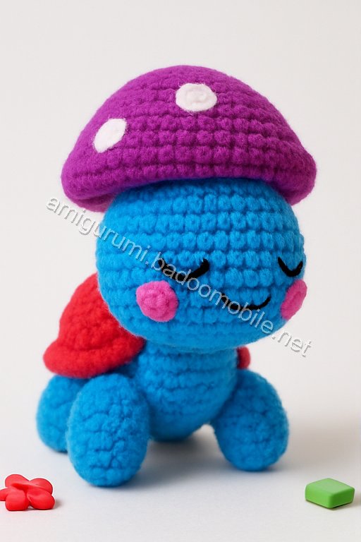 Charming Mushroom Cottage Turtle - Free Crochet Pattern