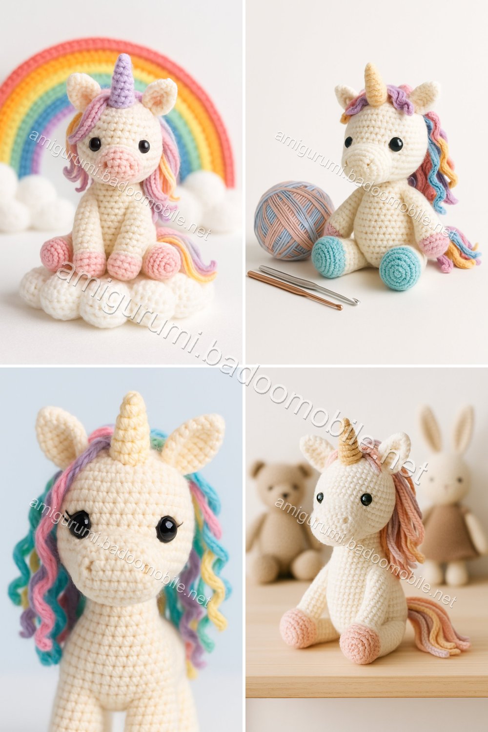 Free Crochet Pattern: Create Your Own Amigurumi Unicorn