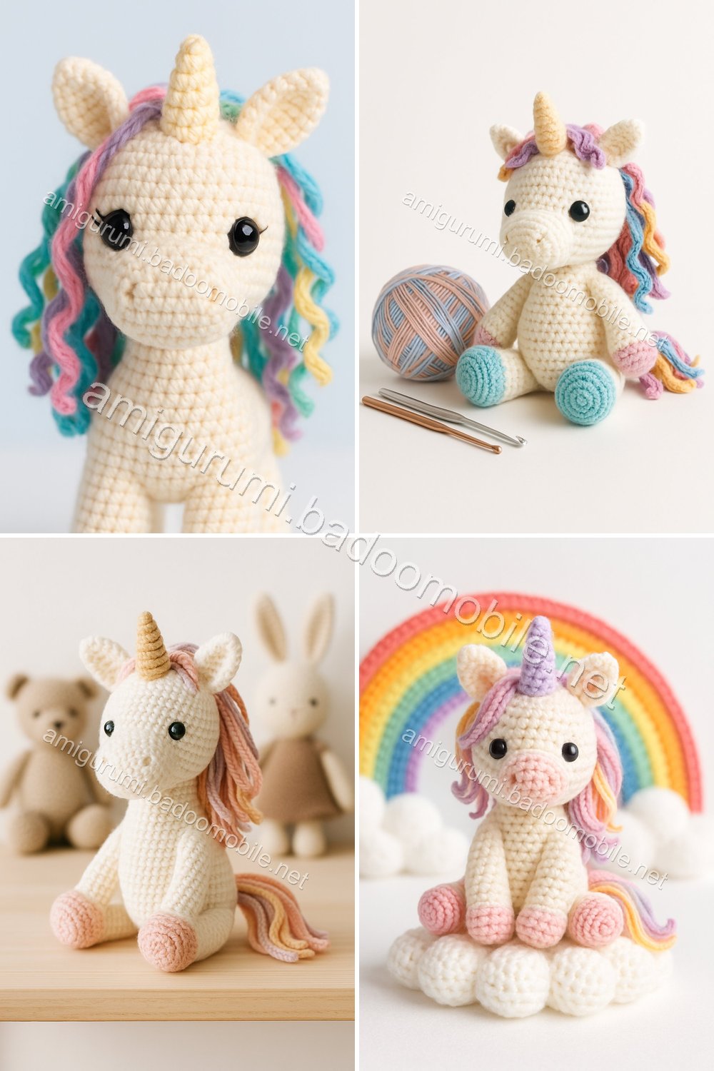 Free Crochet Pattern: Create Your Own Amigurumi Unicorn
