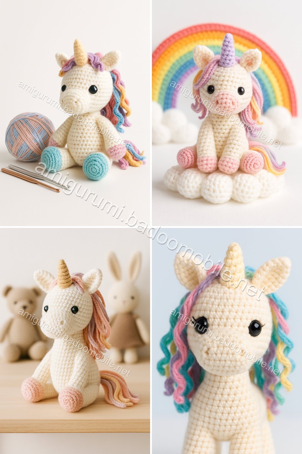 Free Crochet Pattern: Create Your Own Amigurumi Unicorn