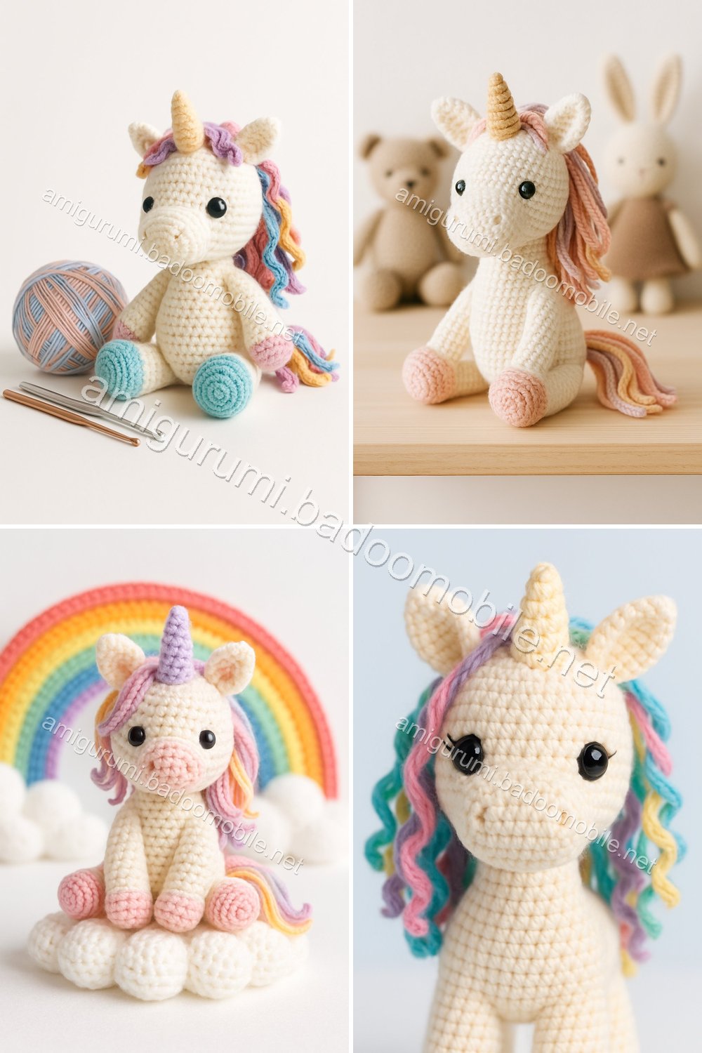 Free Crochet Pattern: Create Your Own Amigurumi Unicorn