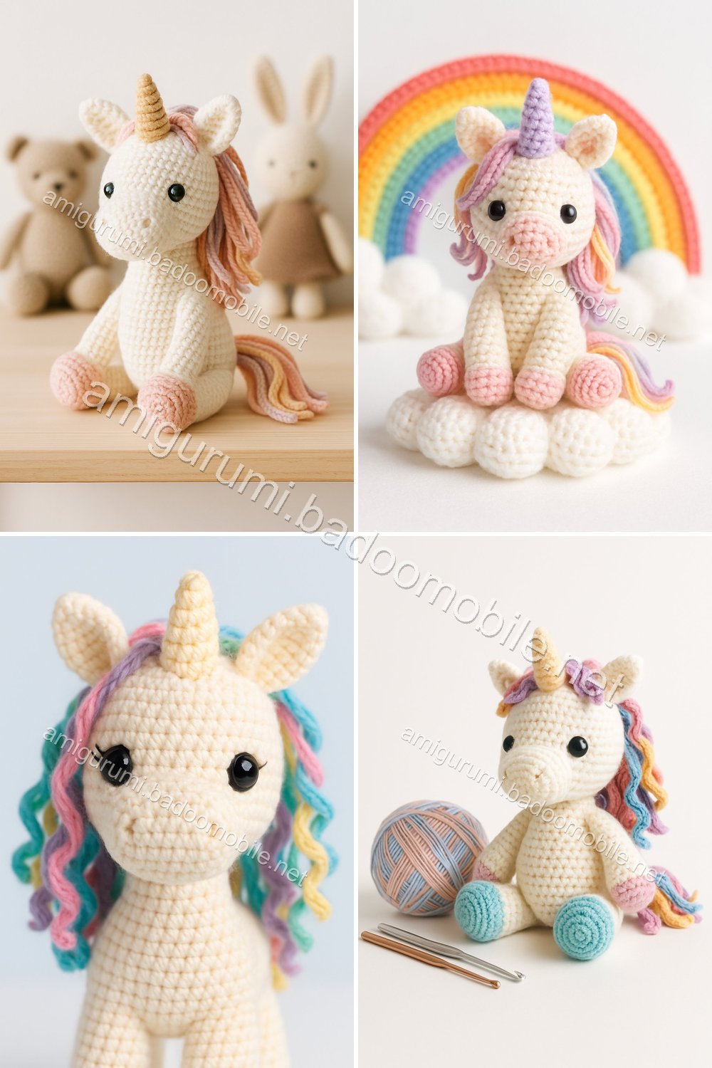 Free Crochet Pattern: Create Your Own Amigurumi Unicorn