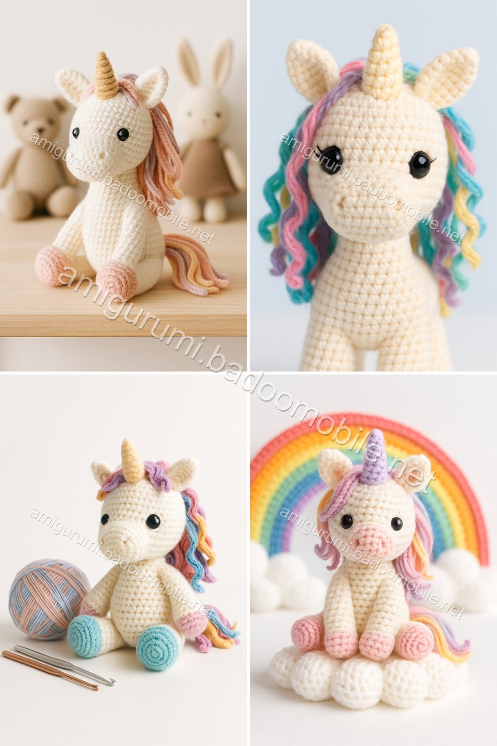 Free Crochet Pattern: Create Your Own Amigurumi Unicorn
