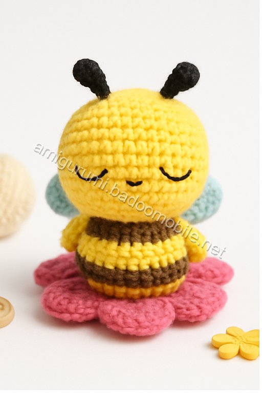 Amigurumi Sleeping Bee Free Pattern