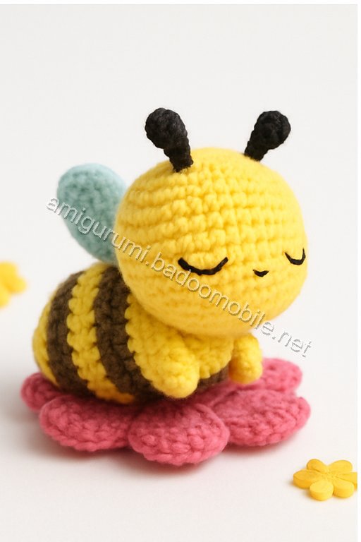 Amigurumi Sleeping Bee Free Pattern
