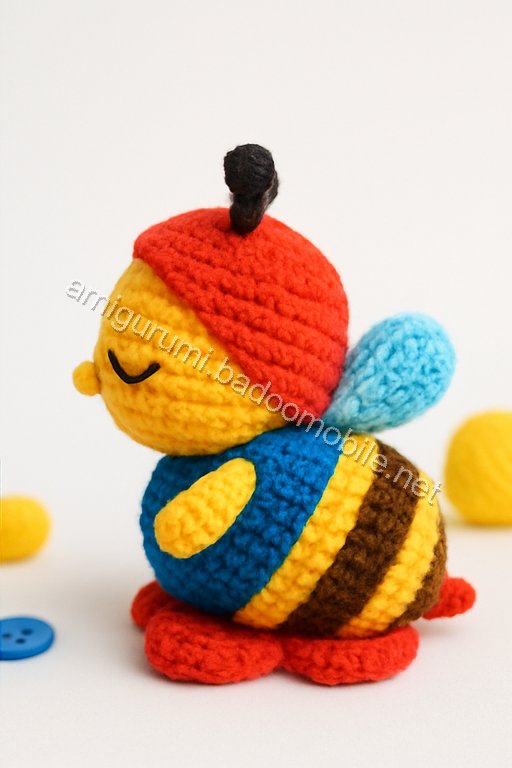 Amigurumi Sleeping Bee Free Pattern