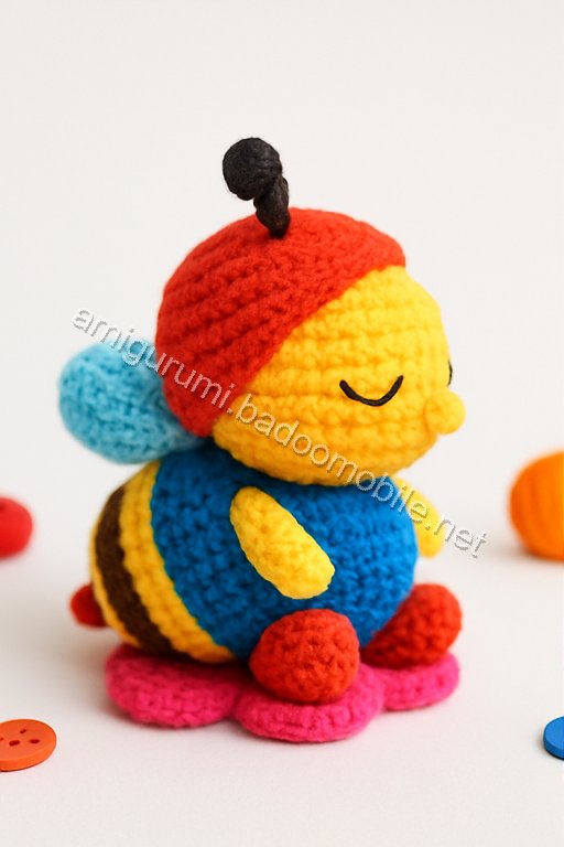 Amigurumi Sleeping Bee Free Pattern