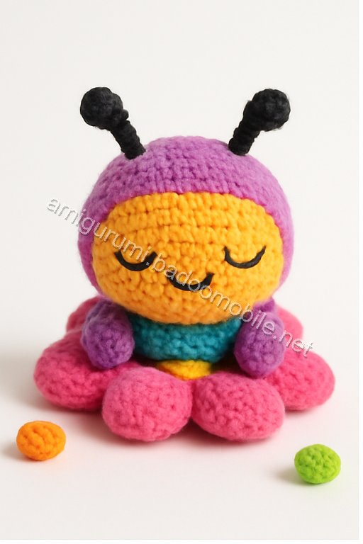 Amigurumi Sleeping Bee Free Pattern