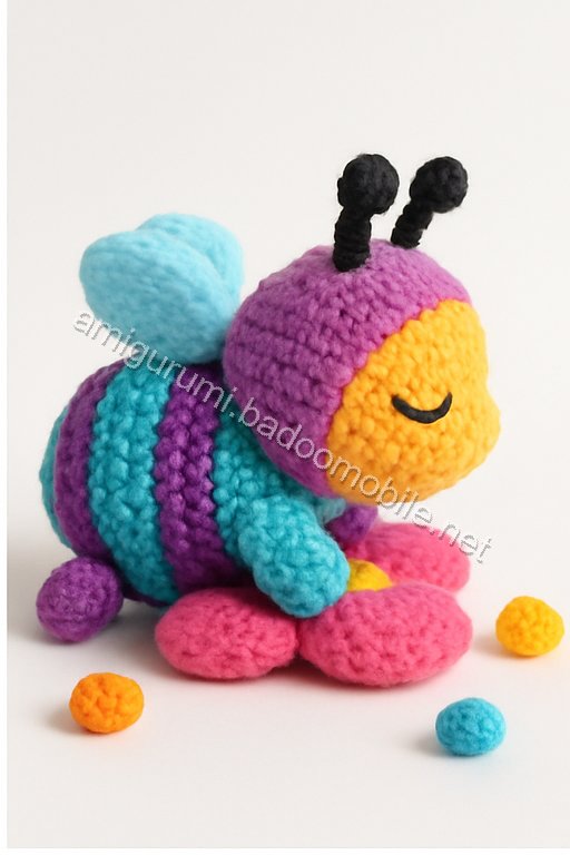 Amigurumi Sleeping Bee Free Pattern