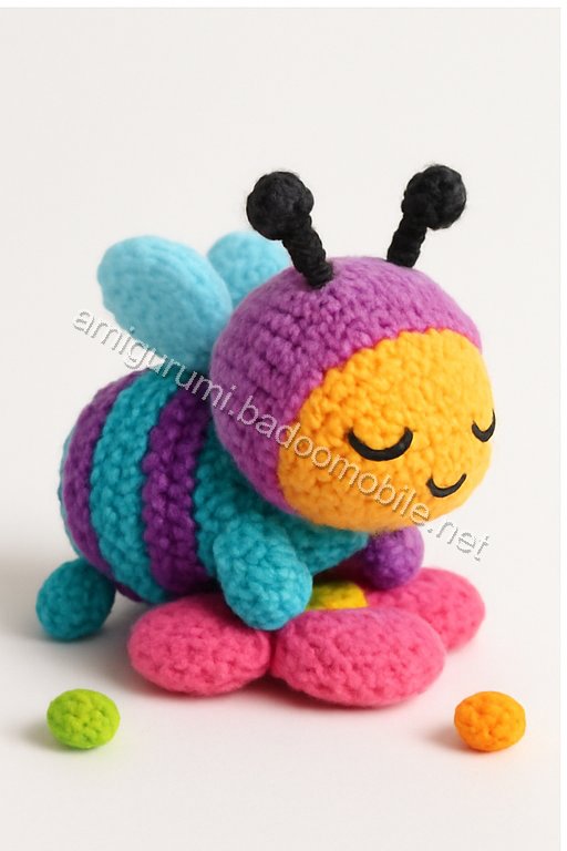 Amigurumi Sleeping Bee Free Pattern