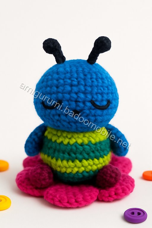Amigurumi Sleeping Bee Free Pattern
