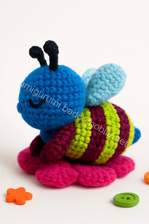 Amigurumi Sleeping Bee Free Pattern
