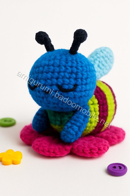 Amigurumi Sleeping Bee Free Pattern