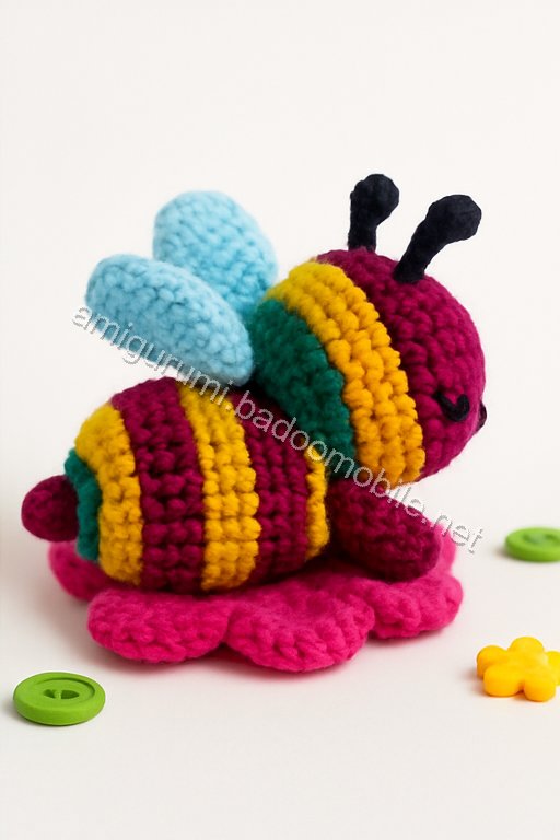 Amigurumi Sleeping Bee Free Pattern